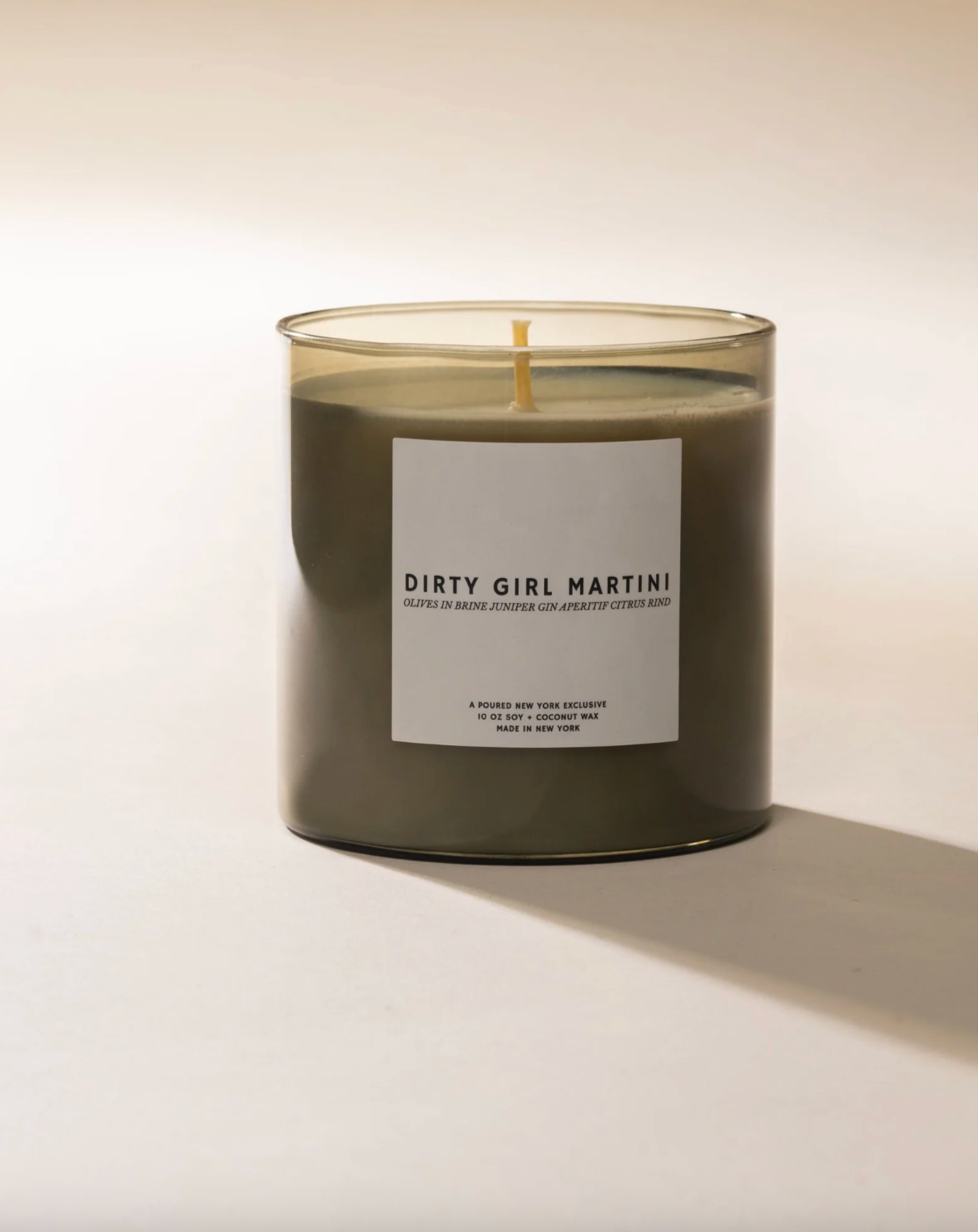 Dirty Girl Martini Candle by Poured NY