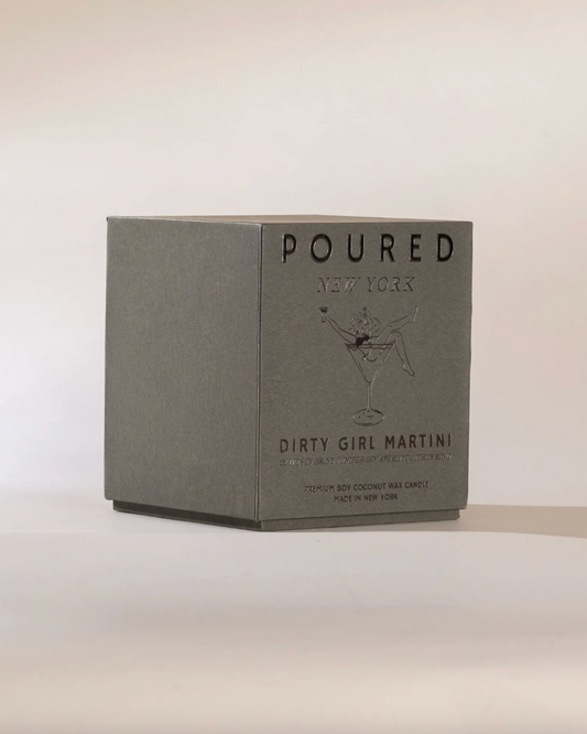 Dirty Girl Martini Candle by Poured NY