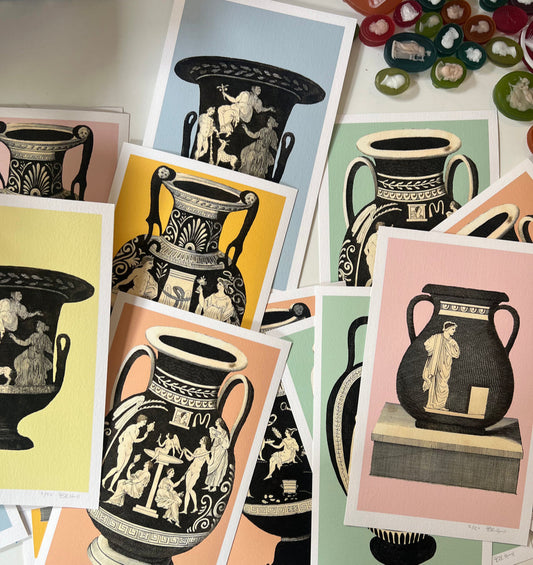 Greek Urn Prints - Signed & Editioned