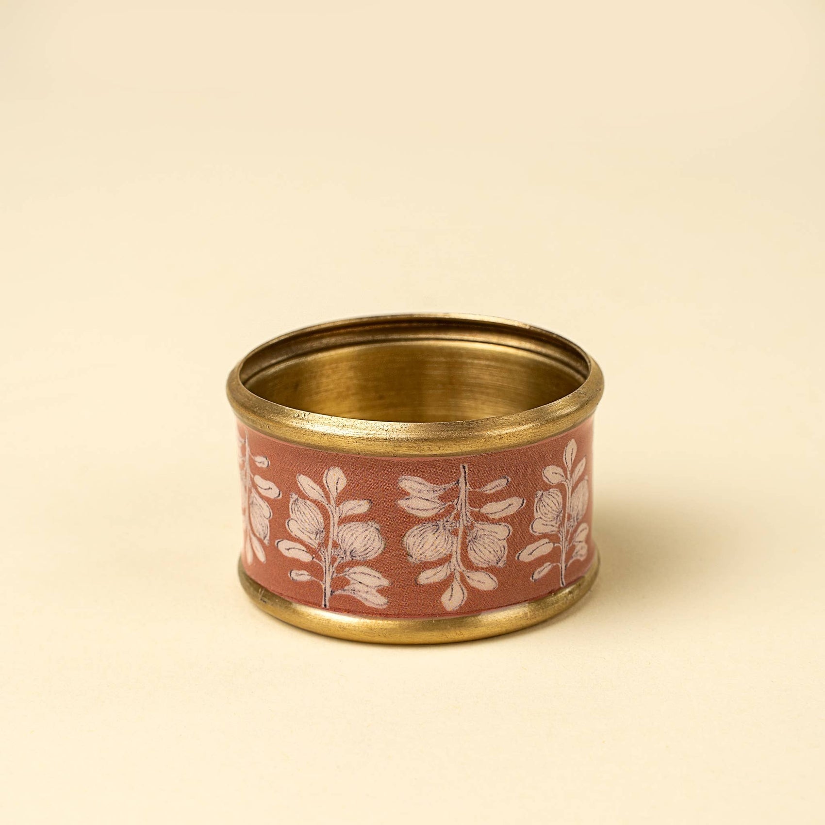 Arbor Enameled Napkin Ring, Rose