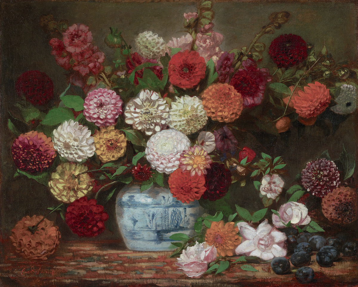 Harvest Bouquet Antique Art Print