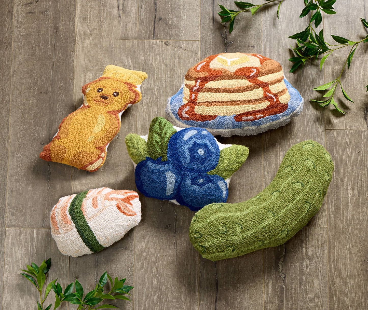Shaped Pickle Hook Pillow