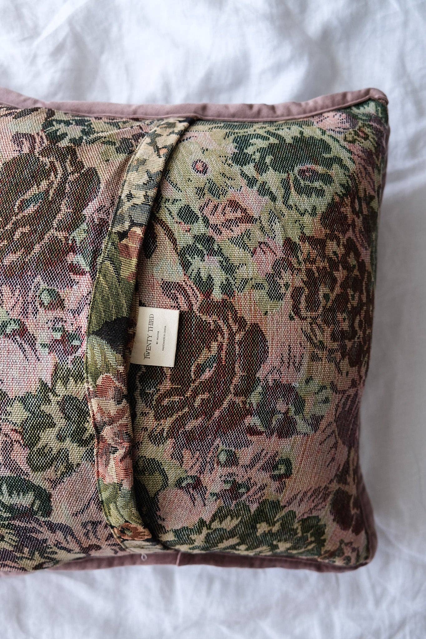 Rosalie Reversible Tapestry Pillow