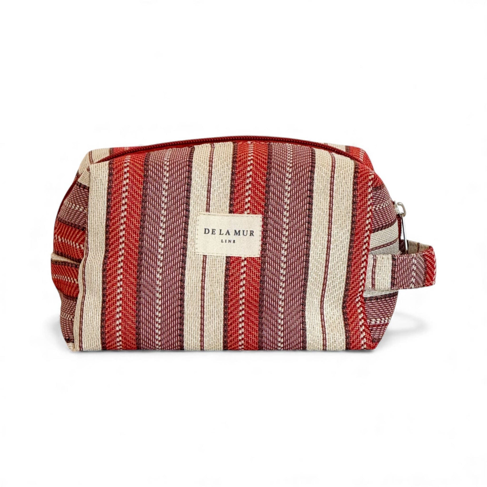 Squared Makeup Bag in Summer Stripe