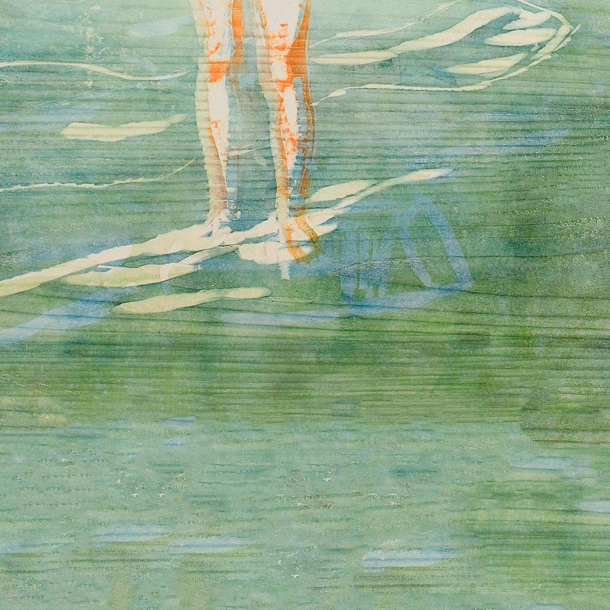 Edvard Munch Man Bathing Art Poster: 5x7 Inches