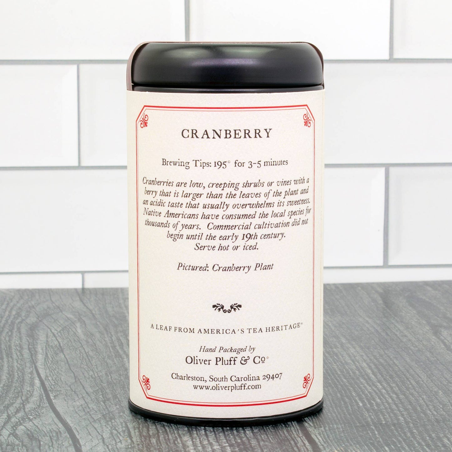 Cranberry - 20 Teabags in Signature Tea Tin