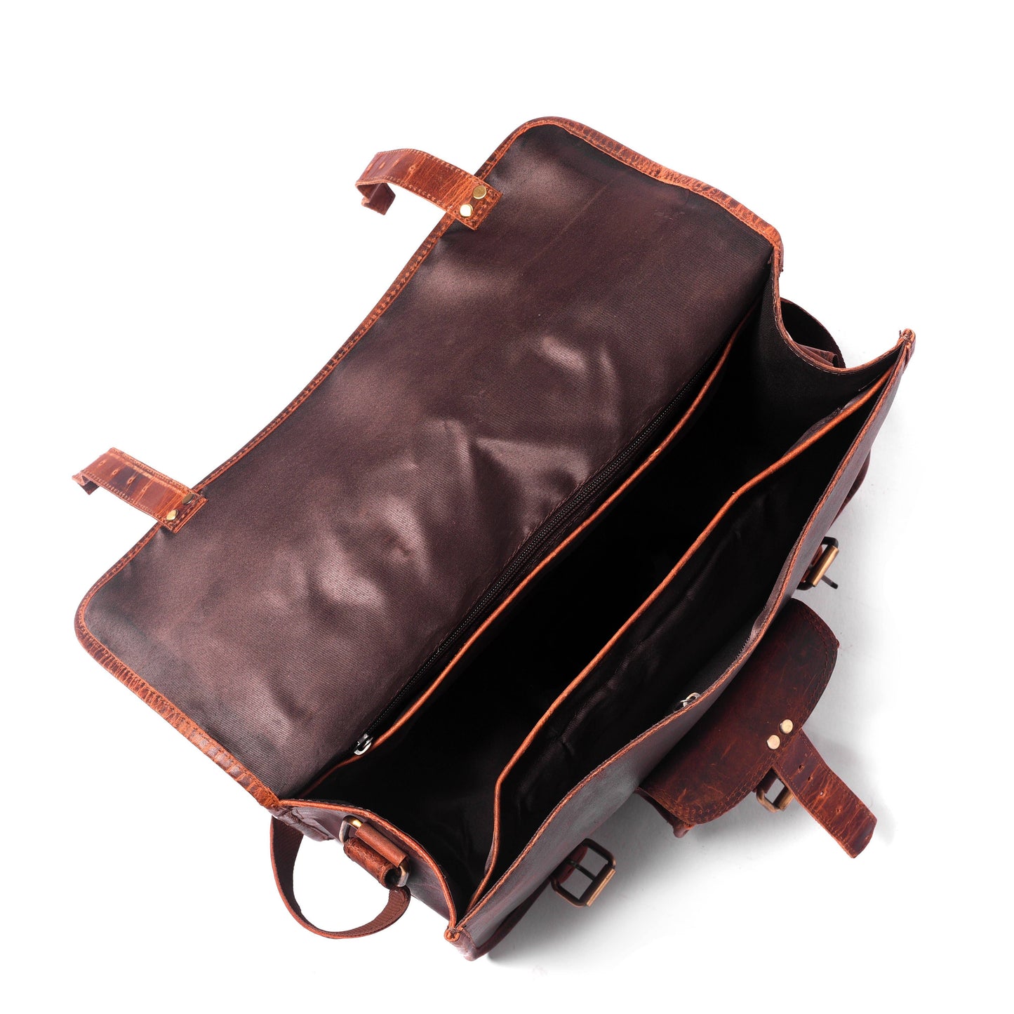 Loculus Leather Messenger Bag