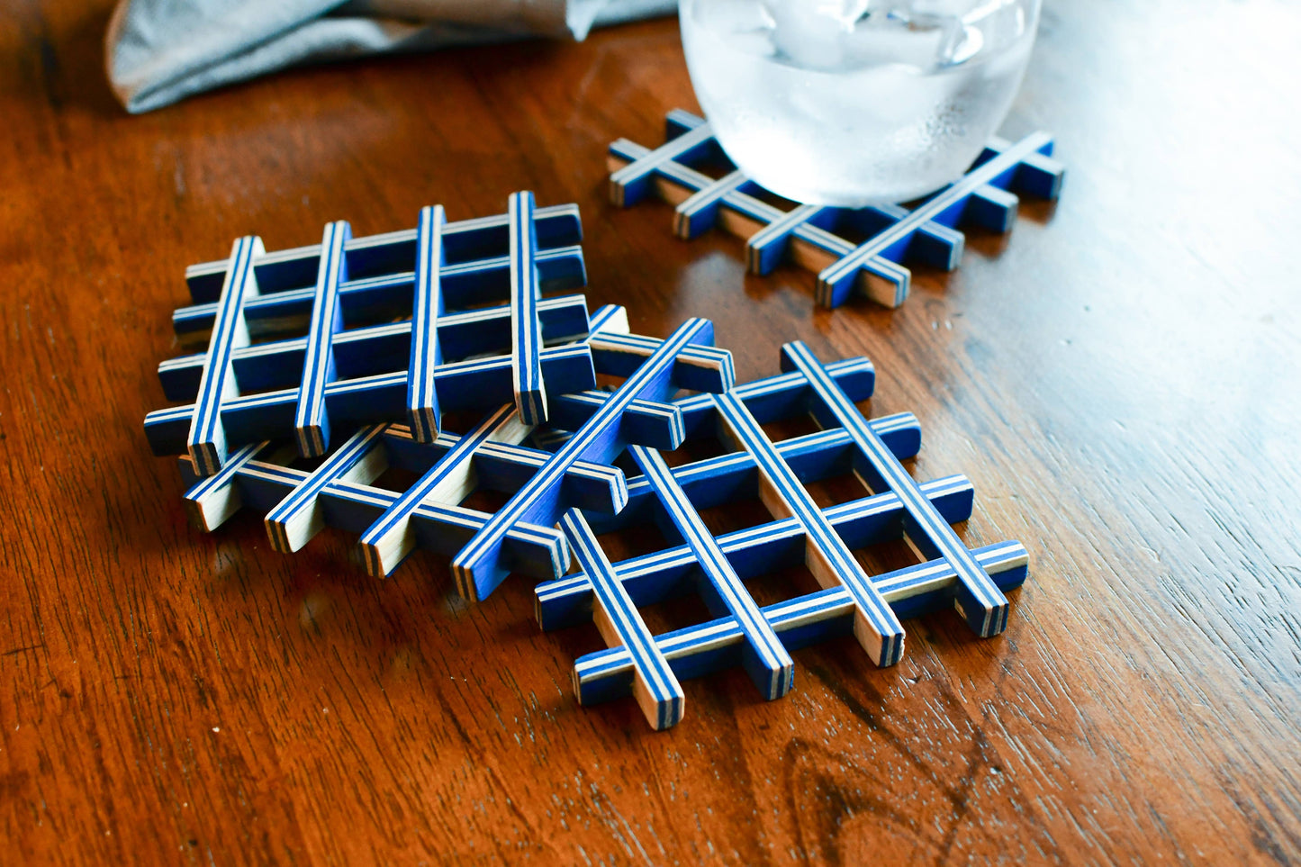 Blue Coasters - Set of Four