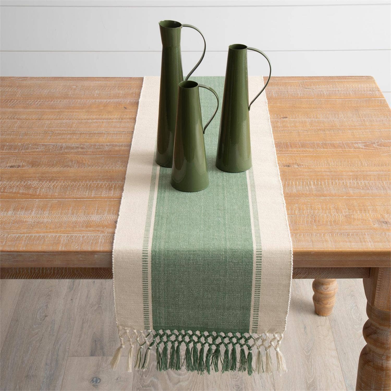 Green Metal Pitchers - 3 Sizes