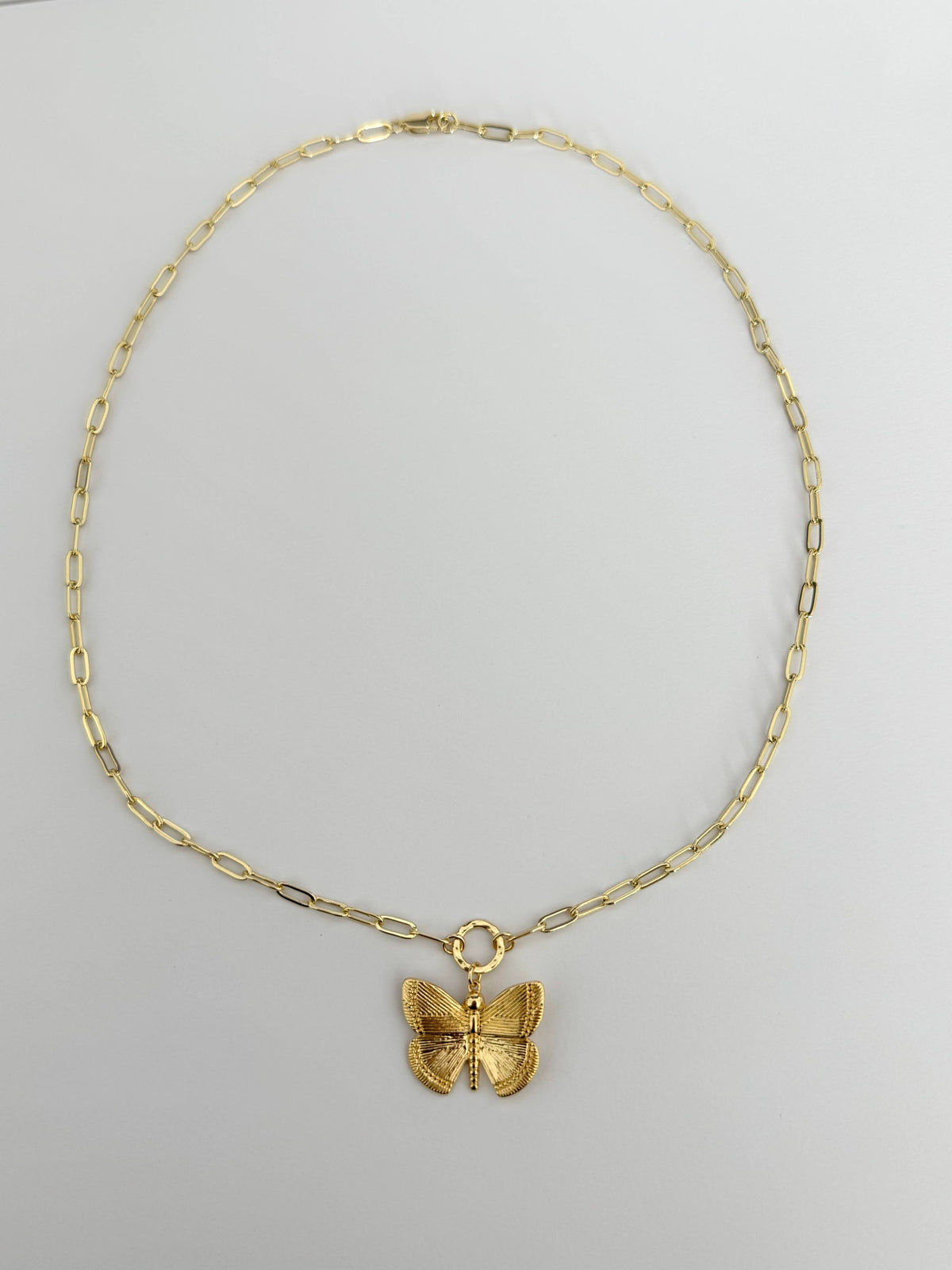 Honey Butterfly Necklace