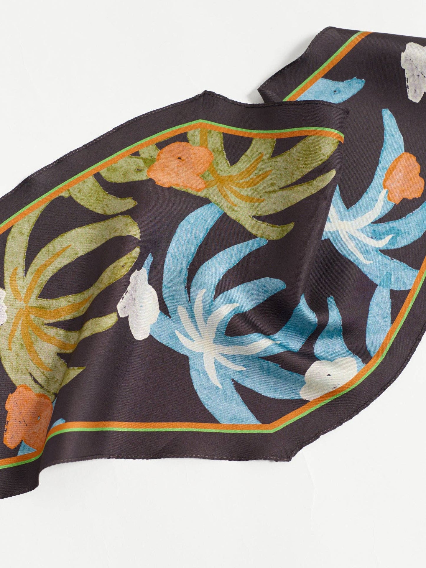 "Ethereal Mirage" Silk Diamond Neckerchief