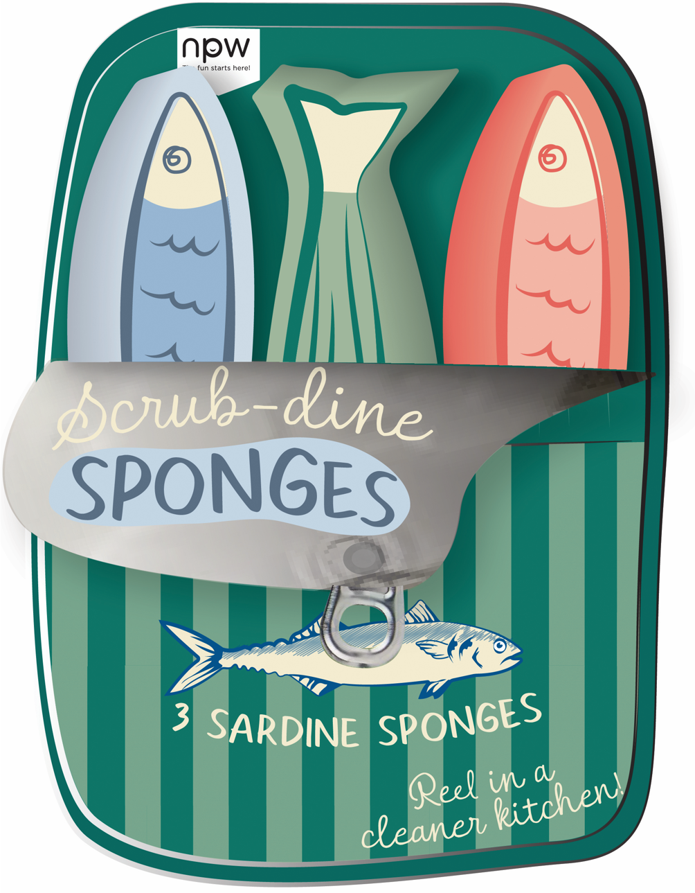 Sardine Sponges - 3 Pack