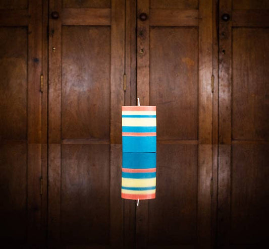 British Colour Standard Pillar Candles - Jasmine, Rust and Petrol