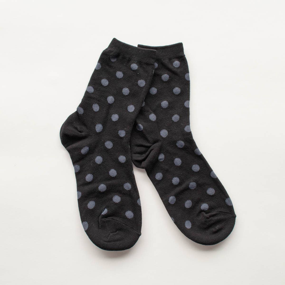 Polka Dots Casual Socks: Rust