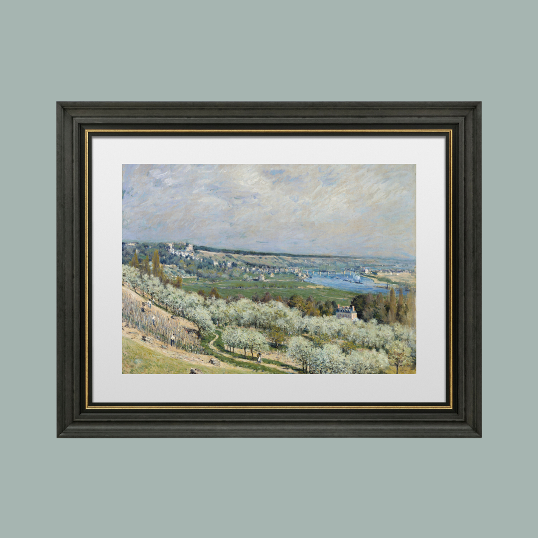 The Terrace at Saint-Germain Antique Art Print