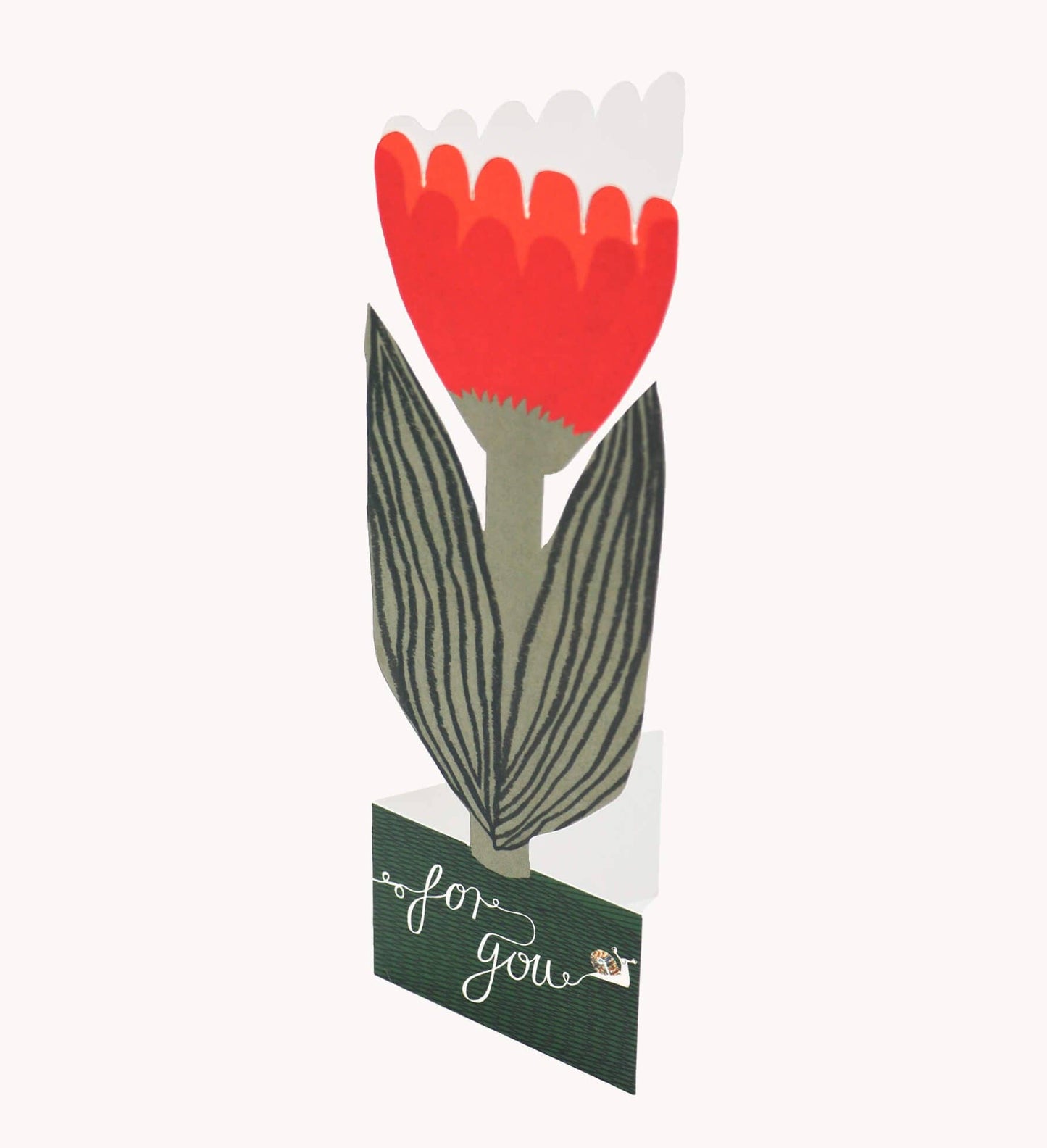 Red Tulip, For You Card