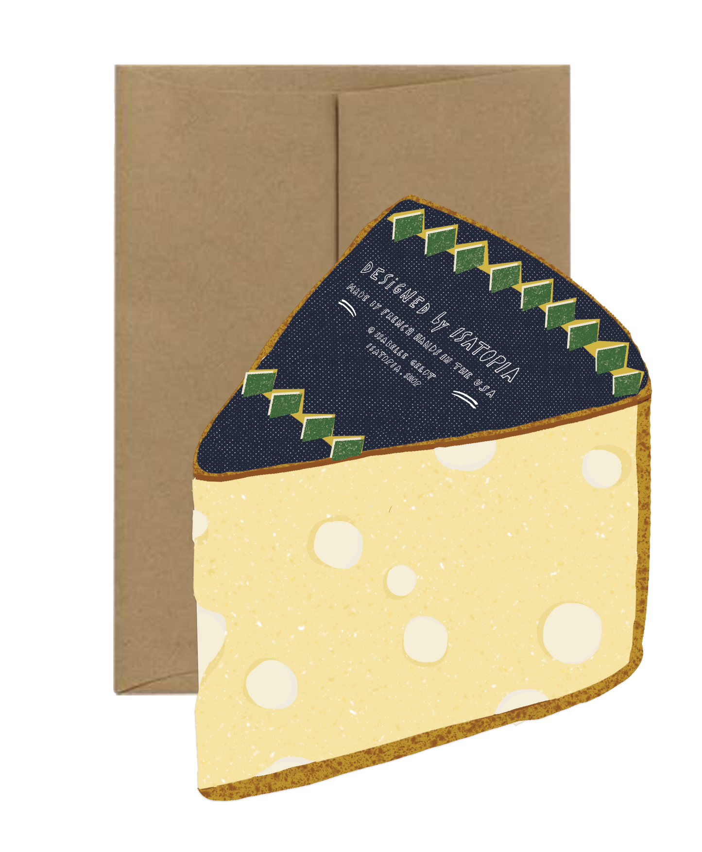 Cheese Card Die Cut Card