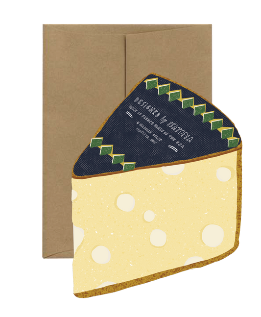 Cheese Card Die Cut Card