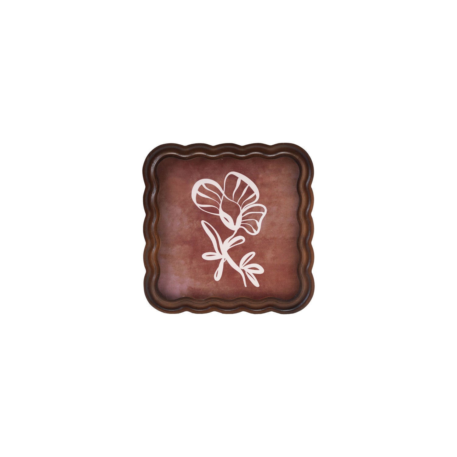 Wood Scalloped Frame