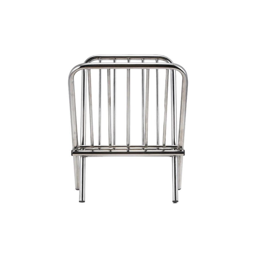 Chrome Magazine Rack