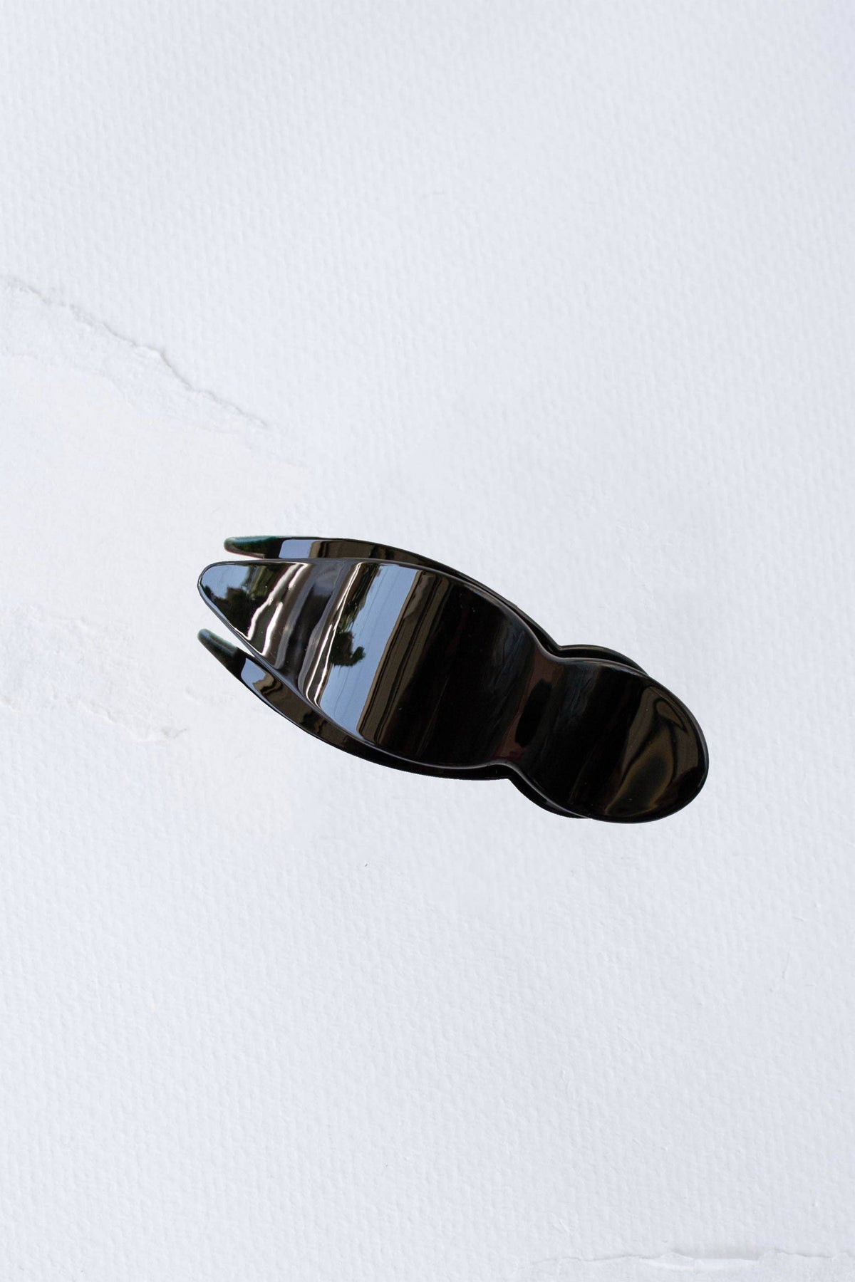 Glossy Bonnie Side Hair Claw Clip: Mustard