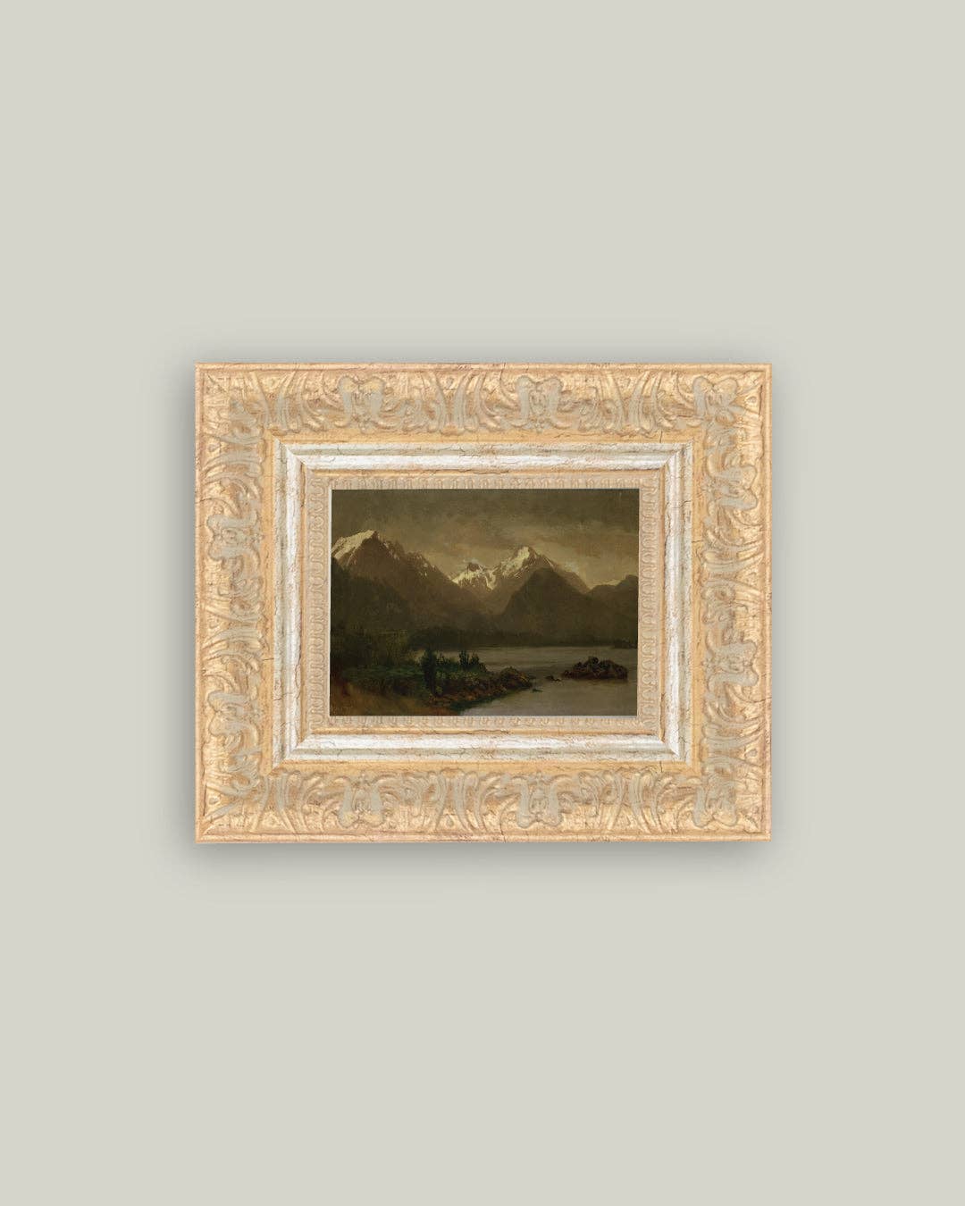 Mountains and Lake: 9x7