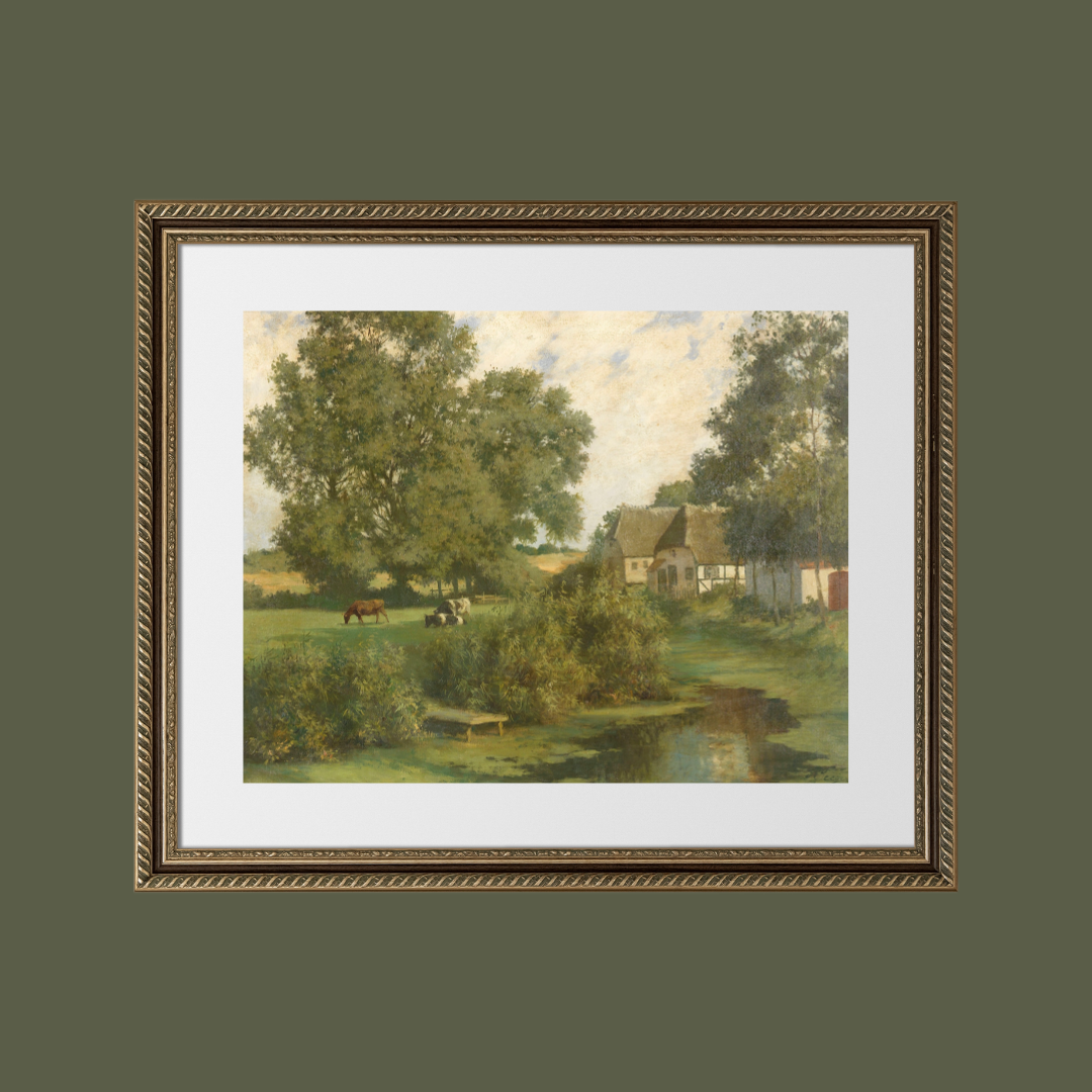 Northern German Landscape Art Print