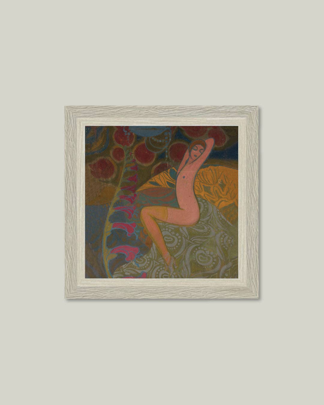 Woman & Flowers: 8x8