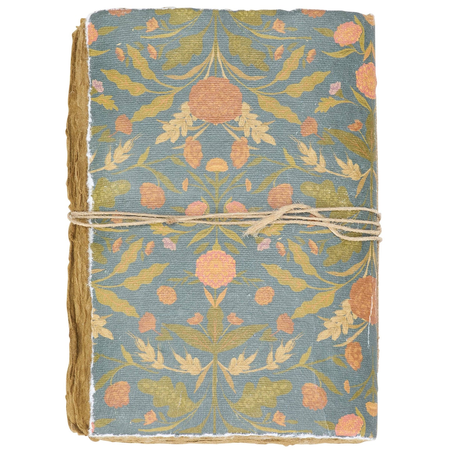 Dark Fall Folk Floral Journal