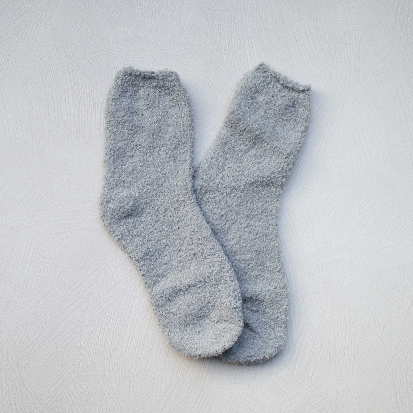 Solid Winter Sleeping Warmer Socks: Gray