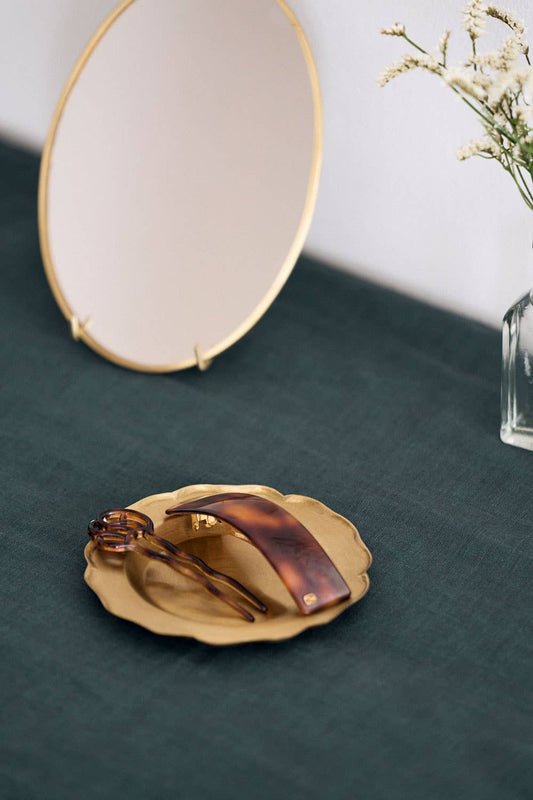 Brass Decorative Tray -- Small