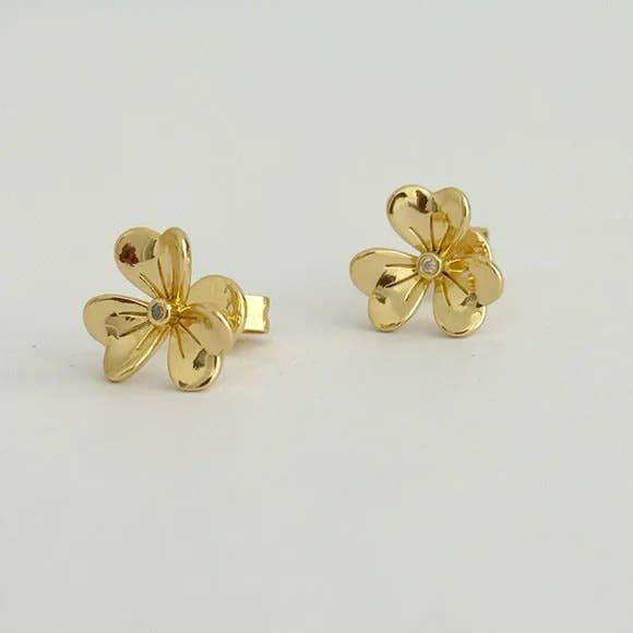 La Flor Dor Stud Earrings
