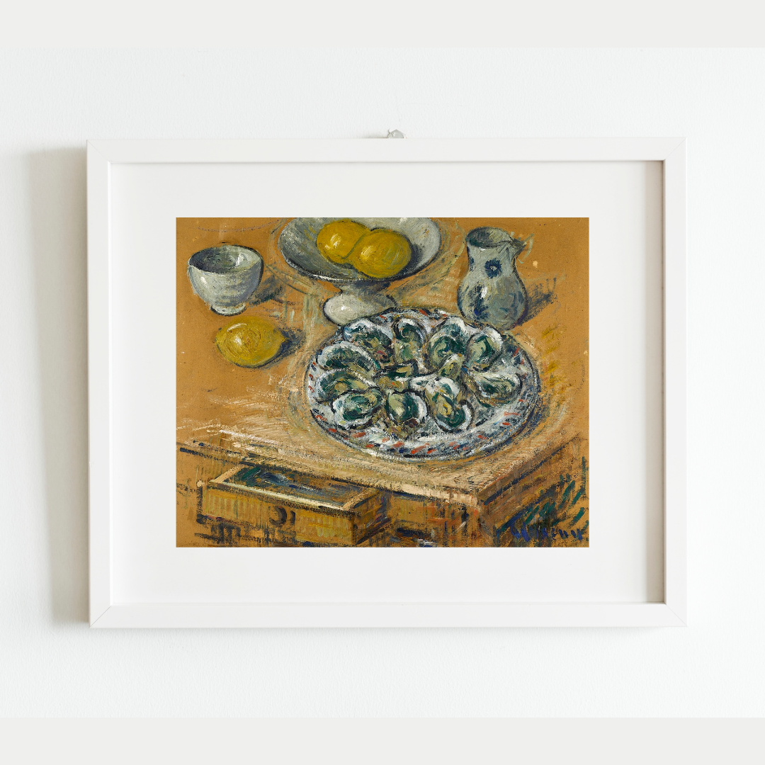 Still Life with Oysters Art Print