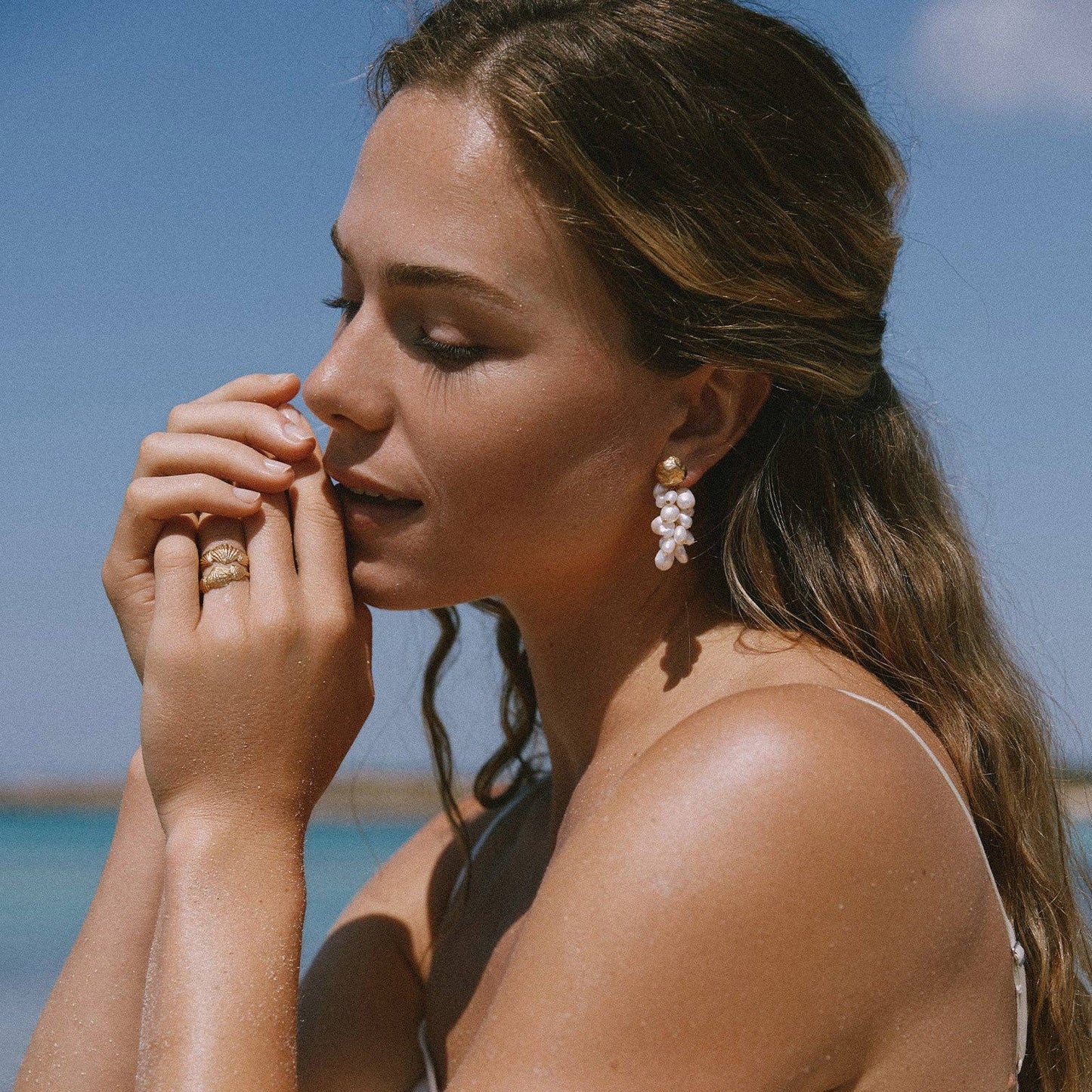 Grappa Earrings | Jewelry Gold Gift Waterproof
