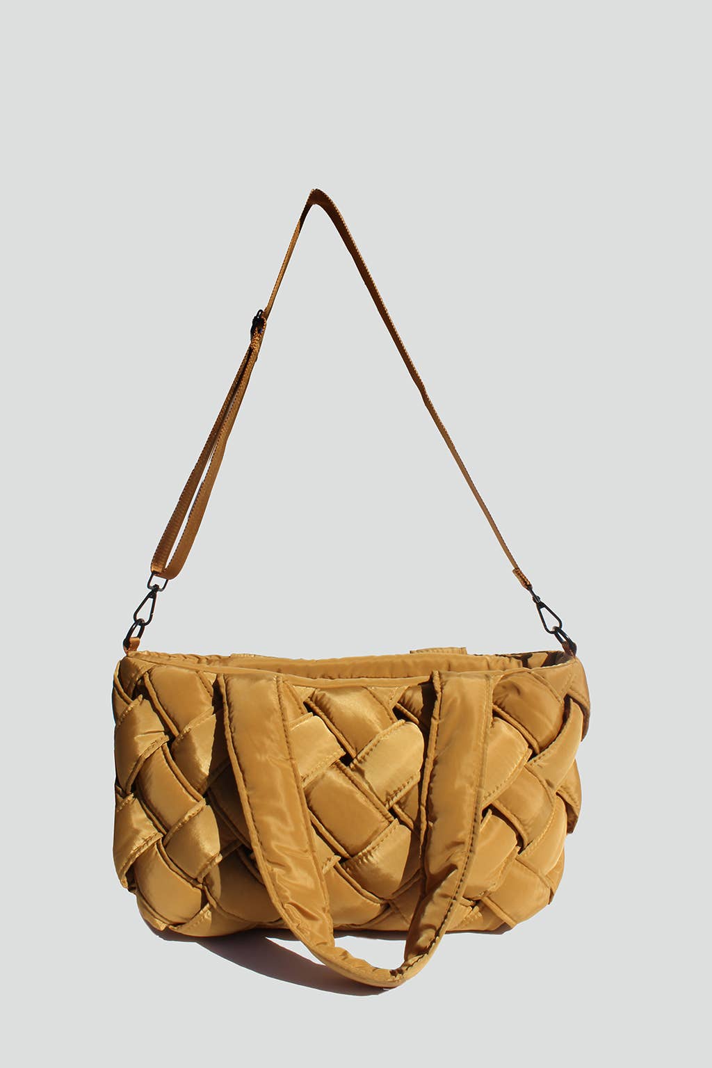 Athena Nylon Woven Tote: Mint