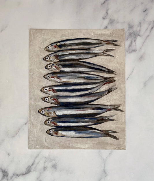 Sardines - Art Print (unframed): 8x10