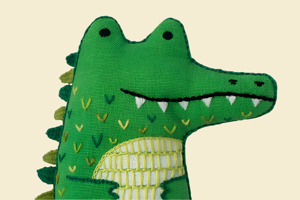 Alligator - Embroidery Kit