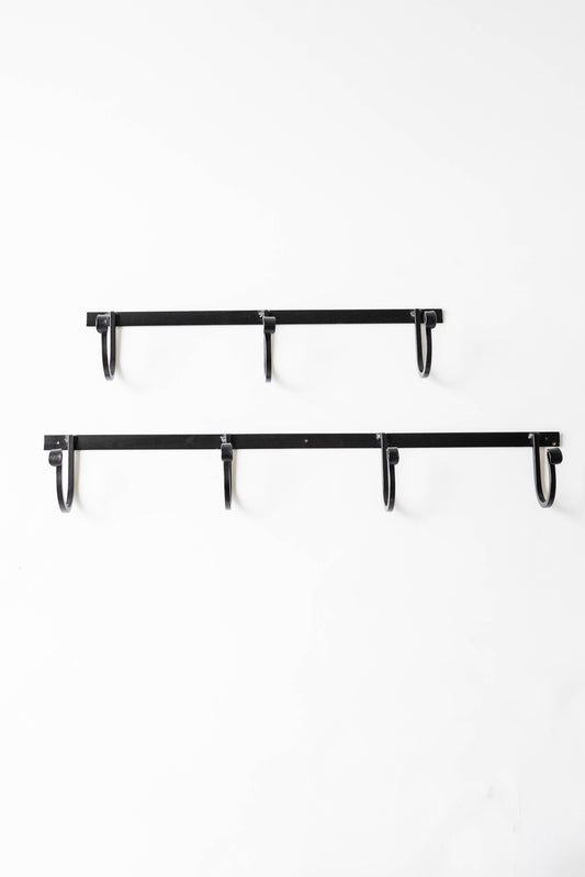 The Wrought Iron Rack with Hooks