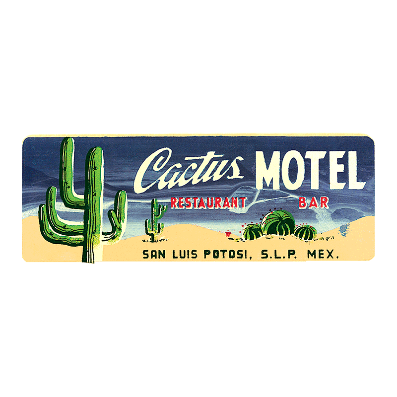 Sunny Climes - Travel Label Sticker Box
