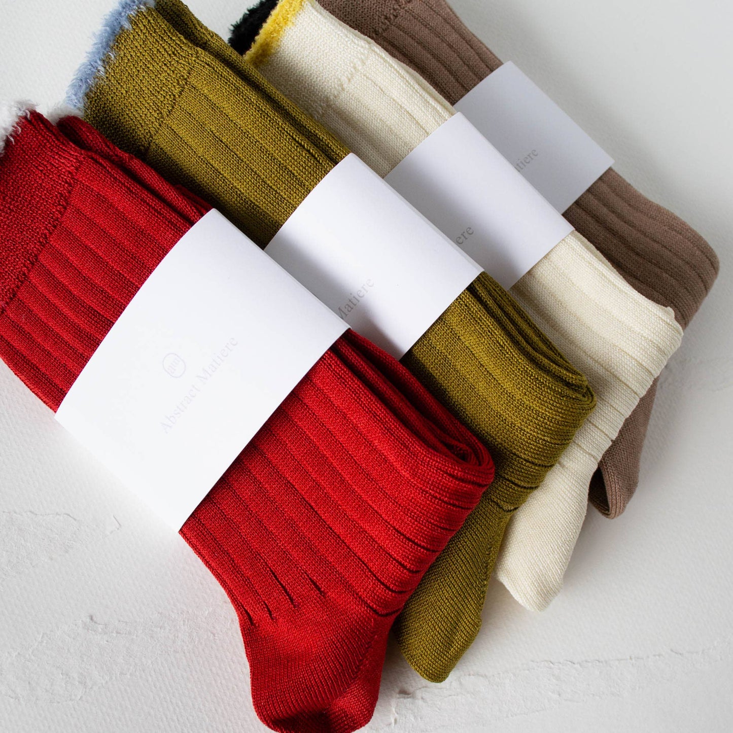 Fall Winter Weekend Socks: Croal Red