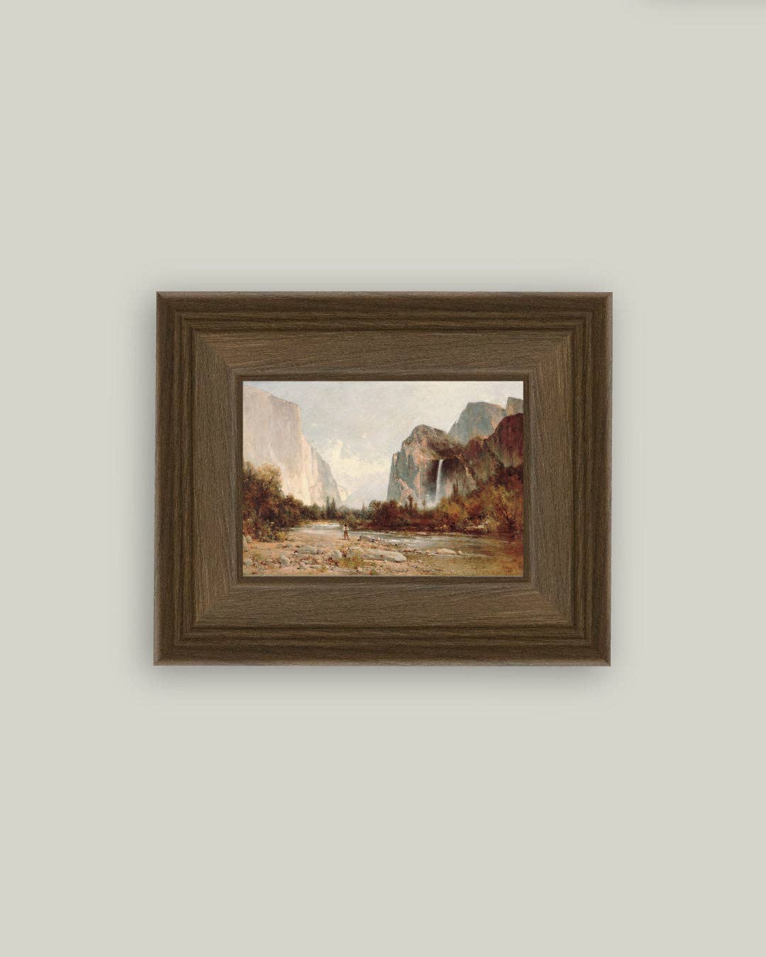 Yosemite, Bridal Veil Falls Framed Antique Art