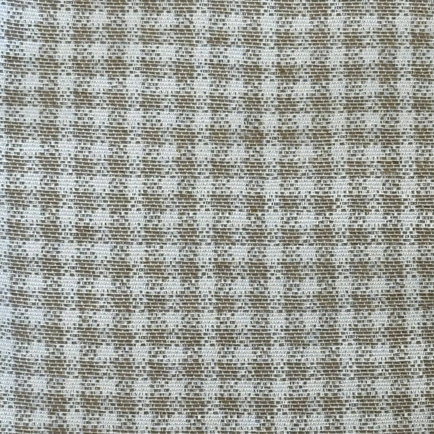 Gingham Jacquard Pencil Case – Beige & Ecru (Vison)