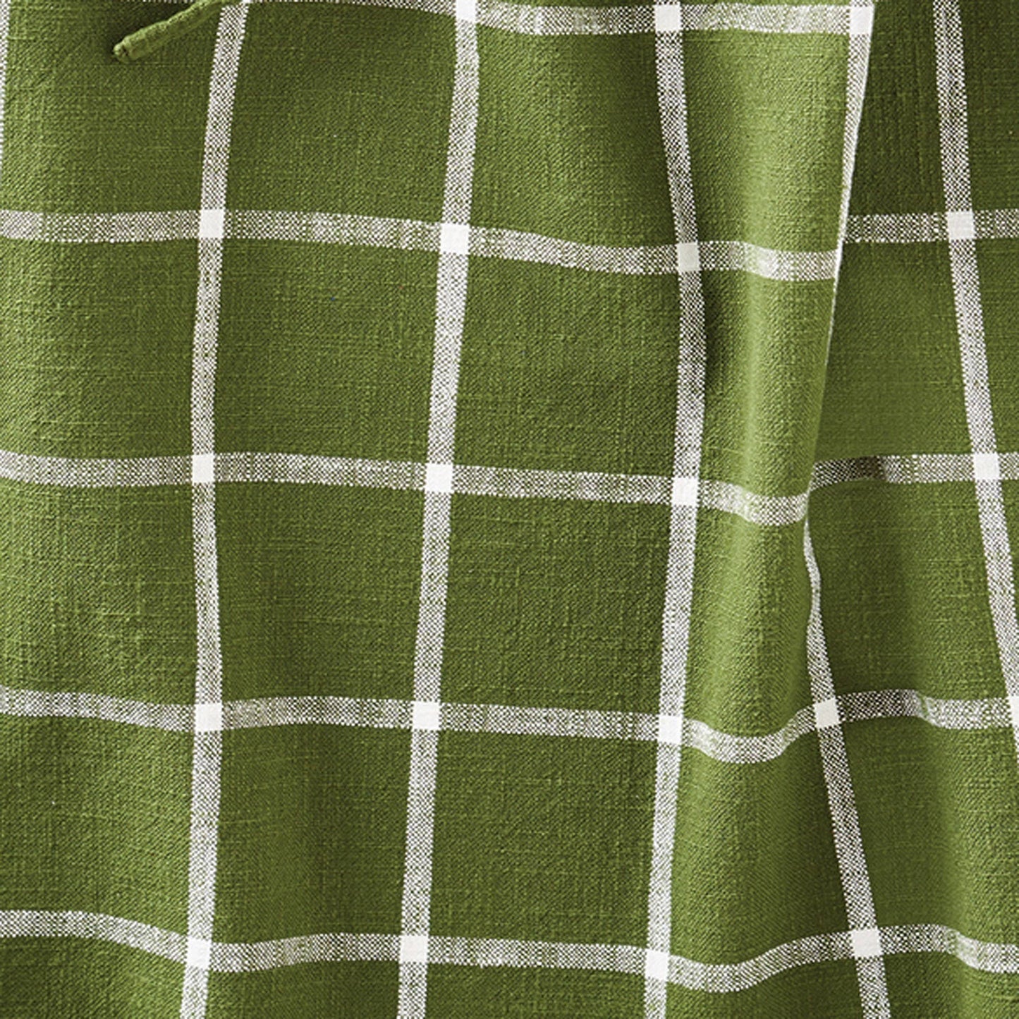 Tag Classic Check Slub Apron - Foliage