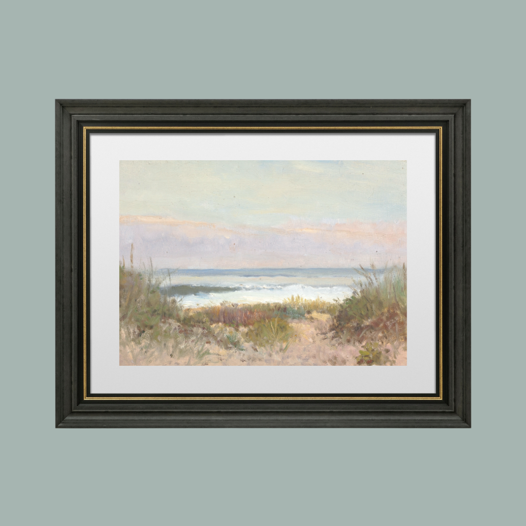 Beach Antique Print
