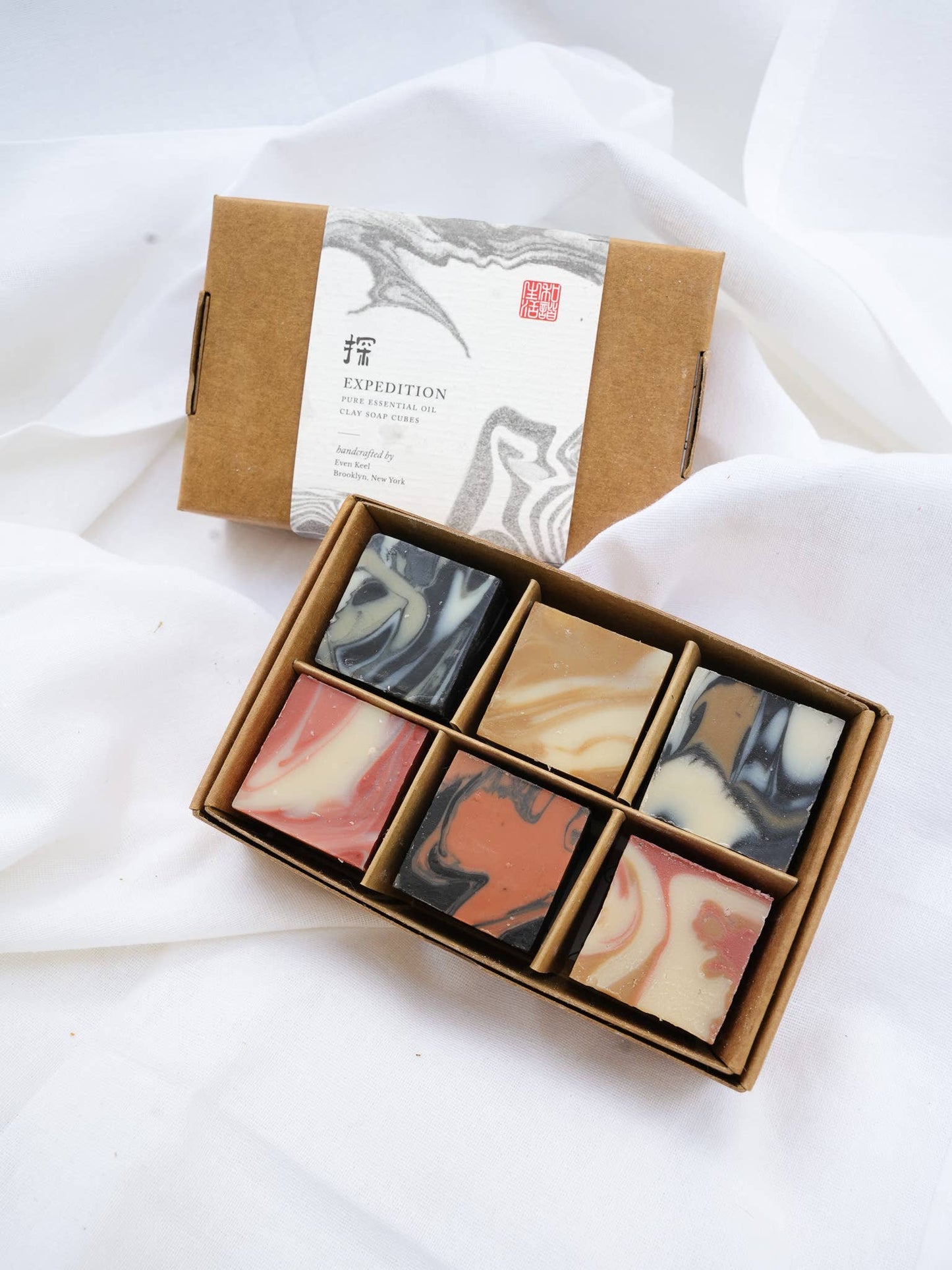 MARBLE: Biodegradable Clay Soap Cube Set
