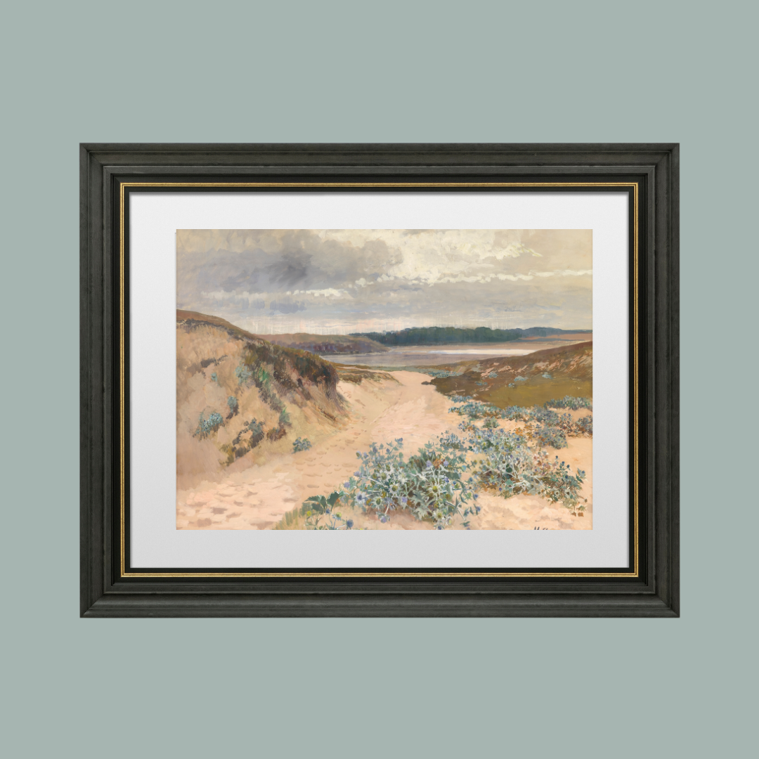 Antique Dune Landscape in Brittany Print