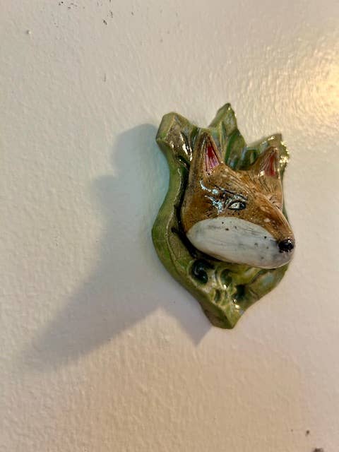 Fox on a Plaque