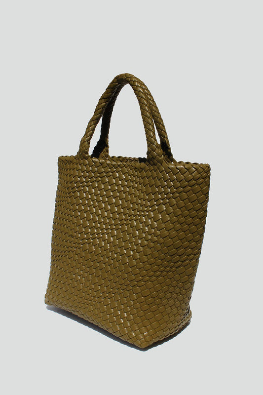 Ivy Woven Tote : Green