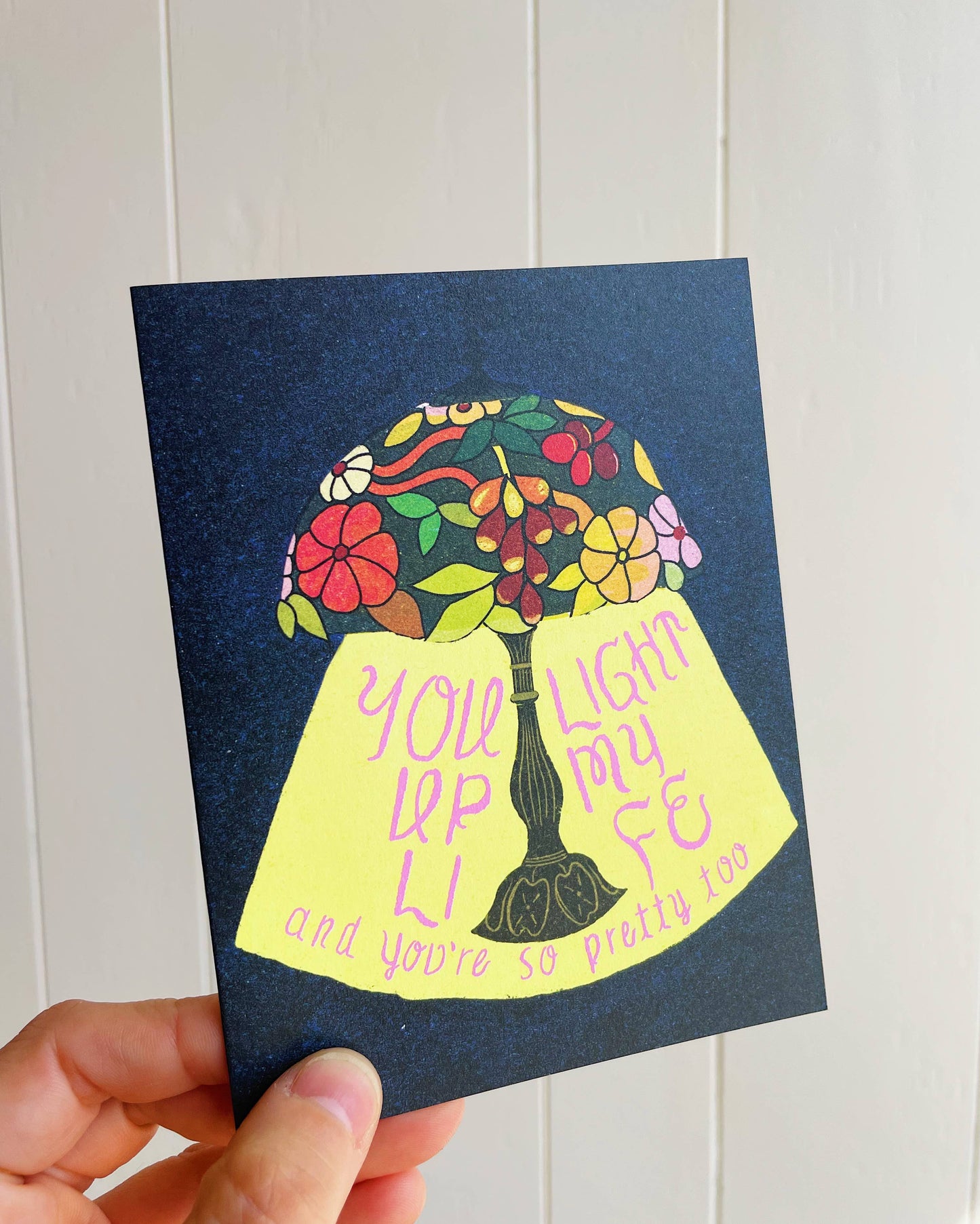 You Light Up My Life Card