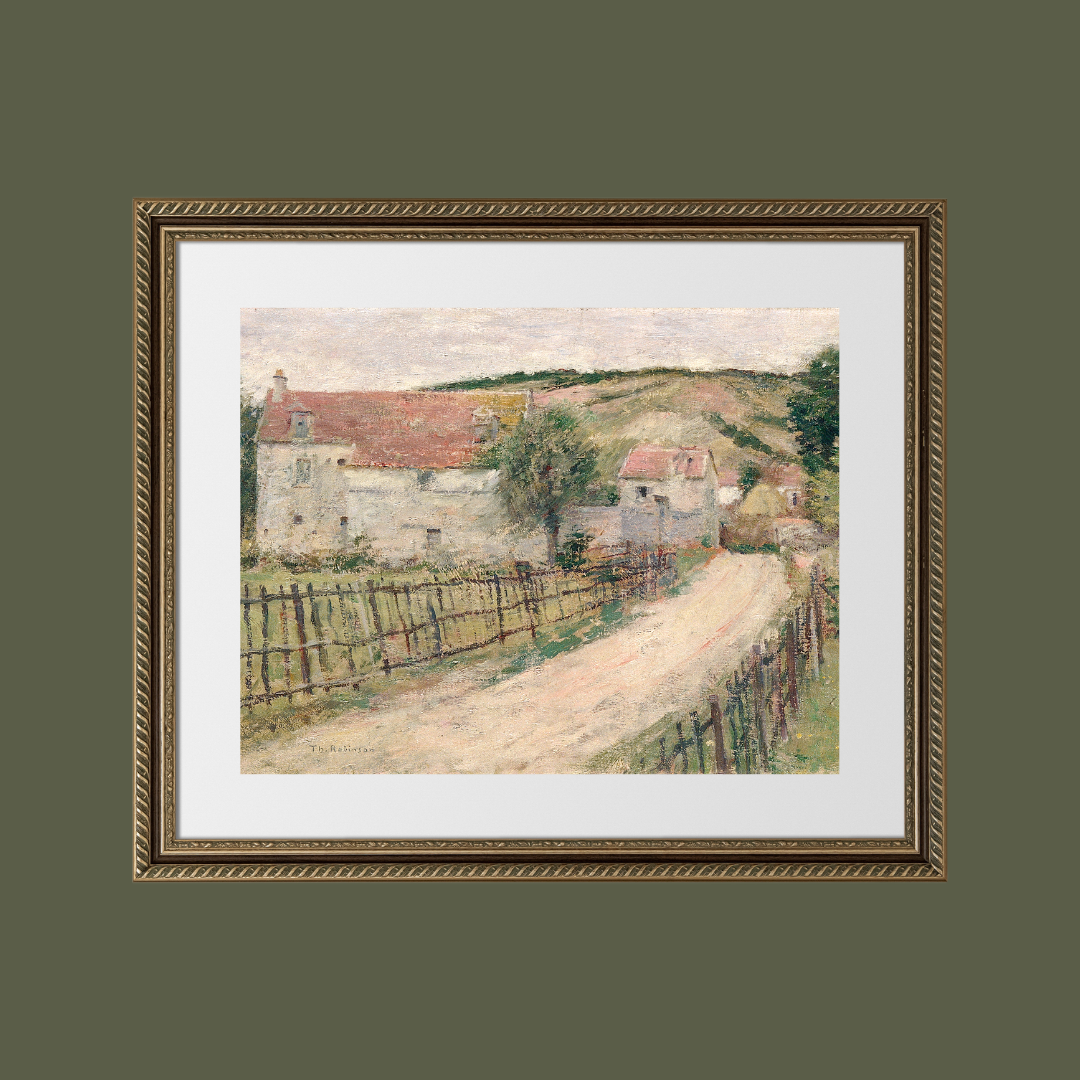 The Old Mill Antique Art Print